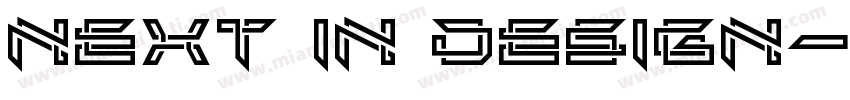 Next In Design字体转换